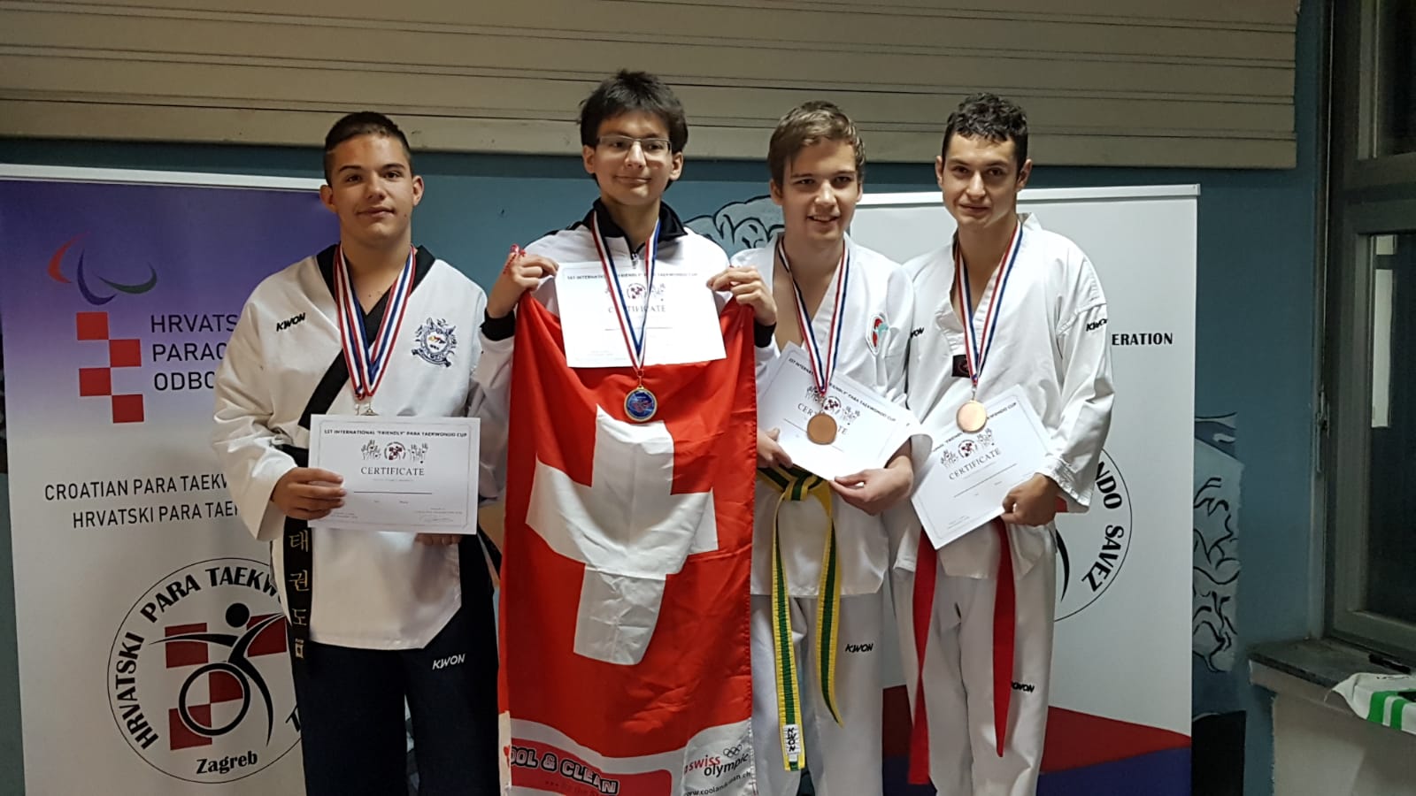 Kenji Nakamura: 1 Gold (P30) & 1 Silver (P20)- International Para Taekwondo Friendly Cup – Croatia 2018